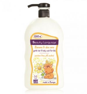 BL KIDS GENTLE HAIR & BODY WASH (BANANA & ALOE VERA) 1000ML