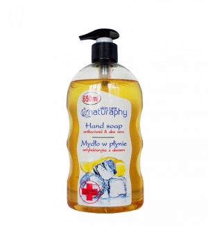 NATURAPHY HAND SOAP ANTIBACTERIAL & ALOE VERA (LEMON) 650ML
