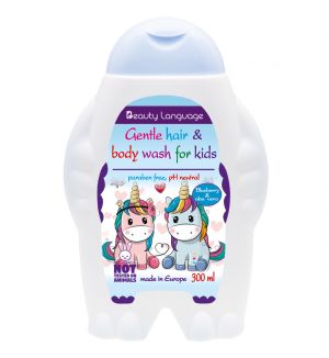 BL KIDS GENTLE HAIR & BODY WASH (BLUEBERRY & ALOE VERA) 300ML