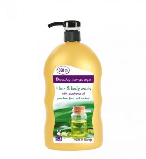 BL HAIR & BODY WASH WITH EUCALYPTUS OIL 1000ML