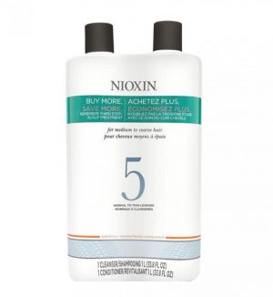 NIOXIN NO.5 CLEANSER + CONDITIONER PROMOTION SET 2 X 1L