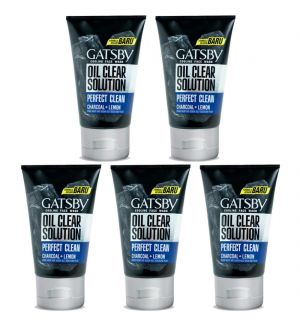 (BUNDLE OF 5) GATSBY PERFECT CLEAN COOLING FACE WASH 100G