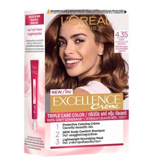 L'Oreal Excellence Creme 4.35 Dark Chocolate Brown