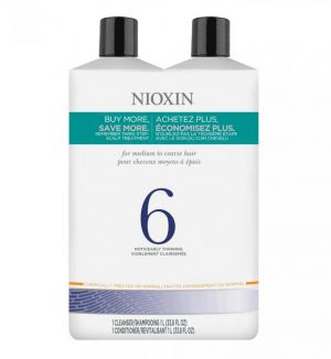 NIOXIN NO.6 CLEANSER + CONDITIONER PROMOTION SET 2 X 1L