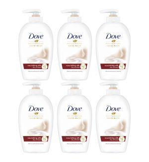 (BUNDLE OF 6) DOVE MOISTURISING HAND WASH NOURISHING SILK 250ML