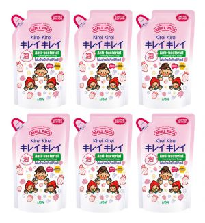 (BUNDLE OF 6) KIREI KIREI ANTI-BACTERIAL HAND SOAP REFILL - BERRIES 200ML
