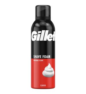 GILLETTE CLASSIC SHAVING FOAM REGULAR 200ML (EXP:09/2026)