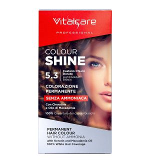 VITALCARE COLOUR SHINE WITH KERATIN #5.3 (LIGHT GOLDEN BROWN)