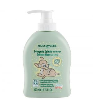 NATURAVERDE ORGANIC DISNEY BABY DELICATE FACE AND BODY WASH BAMBI 200ML