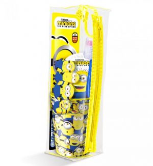 MR WHITE MINIONS TRAVEL KIT TOOTHBRUSH WITH TOOTHPASTE 75ML