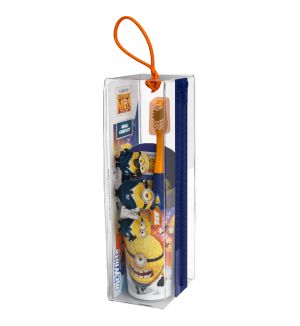 MR WHITE MINIONS TRAVEL KIT TOOTHBRUSH WITH TOOTHPASTE 75ML