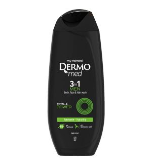 DERMOMED MEN 3 IN 1 WASH TOTAL & POWER 250ML