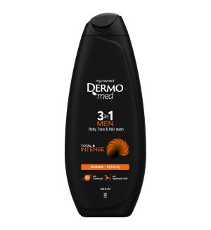 DERMOMED MEN 3 IN 1 WASH TOTAL & INTENSE 450ML