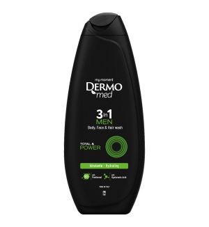 DERMOMED MEN 3 IN 1 WASH TOTAL & POWER 450ML