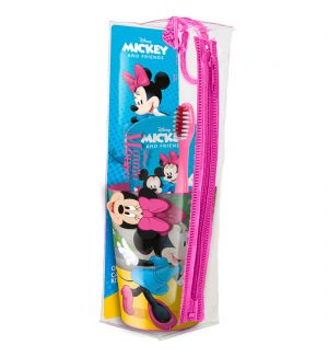 MR WHITE MINNIE TRAVEL KIT TOOTHBRUSH WITH TOOTHPASTE 75ML