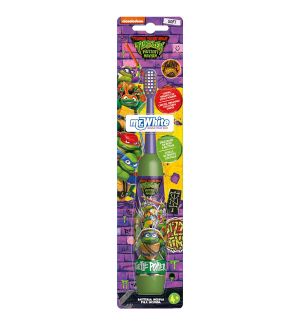 MR WHITE NINJA TURTLES BATTERY-POWERED TOOTHBRUSH