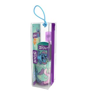 MR WHITE STITCH TRAVEL KIT TOOTHBRUSH WITH TOOTHPASTE 75ML & BEAKER