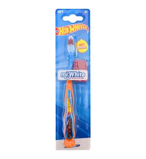 MR WHITE HOT WHEELS MANUAL TOOTHBRUSH SOFT