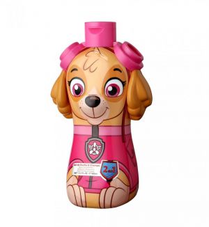 AIR VAL PAW PATROL SKYE SHOWER GEL & SHAMPOO 400ML (PINK)