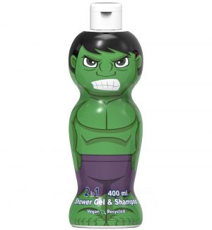 AIR VAL HULK 1D SHOWER GEL & SHAMPOO 2 IN 1 400ML