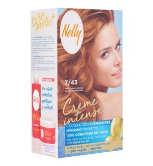 NELLY HAIR COLOR 7/43 GOLDEN COPPER BLONDE