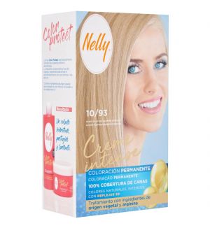 NELLY HAIR COLOR 10/93 PLATINUM BLONDE GOLDEN BROWN