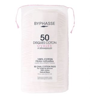 BYPHASSE OVAL COTTON PADS 50'S