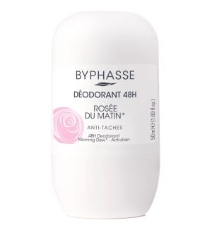 BYPHASSE DEODORANT ROLL ON ROSEE DU MATIN 50ML