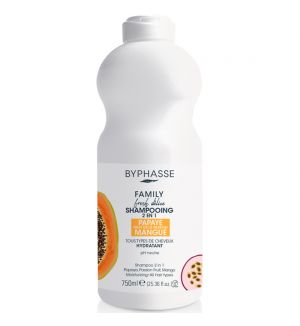 BYPHASSE FAMILY FRESH DELICE 2 IN 1 SHAMPOO 750ML (ALL HAIR TYPE)