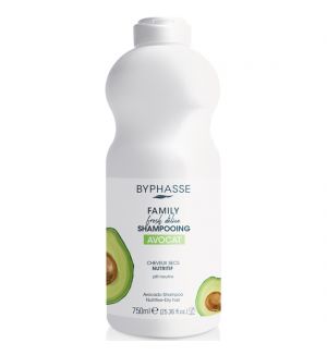 BYPHASSE FAMILY FRESH DELICE AVOCADO SHAMPOO 750ML (DRY HAIR)