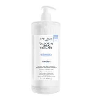 BYPHASSE DERMO MICELLAR SURGRAS SHOWER GEL NORMAL TO DRY SKIN 1L