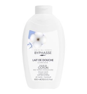 BYPHASSE CARESSE SHOWER CREAM COTTON FLOWER 600ML