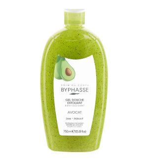 BYPHASSE EXFOLIATING SHOWER GEL AVOCADO 750ML