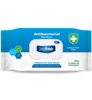 DEEP FRESH ANTIBACTERIAL WET WIPES 56PCS