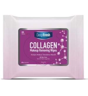 DEEP FRESH COLLAGEN EXTRACT MAKE-UP REMOVING WIPES 25S
