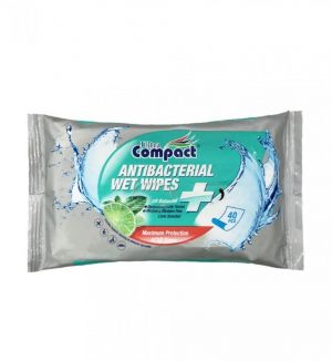 ULTRA COMPACT ANTIBACTERIAL WET WIPES 40'S
