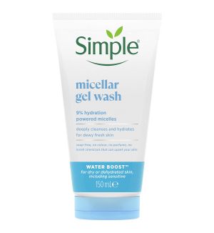 SIMPLE WATER BOOST MICELLAR FACIAL GEL WASH 150ML (EXP: 02/2027)