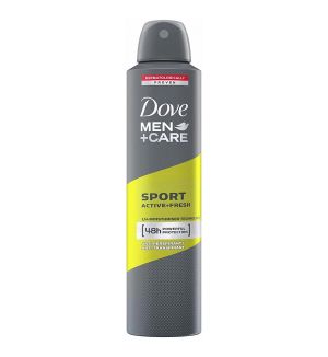 DOVE MEN+CARE DEODORANT SPRAY SPORT ACTIVE+FRESH 250ML