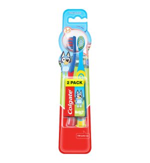 COLGATE BLUEY MANUAL TOOTHBRUSH EXTRA SOFT 2 PACK