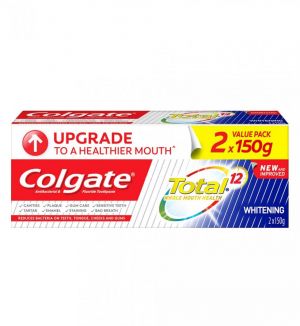 COLGATE TOTAL 12 PROFESSIONAL WHITENING TOOTHPASTE 2 X 150G