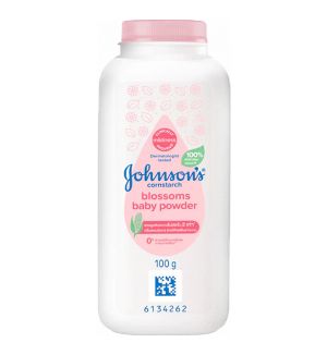 JOHNSON'S CORNSTARCH BABY POWDER BLOSSOMS 100G