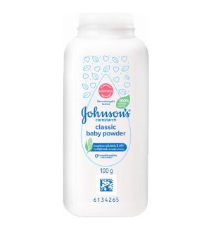 JOHNSON'S CORNSTARCH BABY POWDER CLASSIC 100G