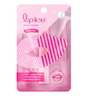 LIPICE MAGIC COLOR COLOR CHANGEABLE LIP BALM ROSE PINK STRAWBERRY