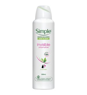 SIMPLE INVISIBLE ANTIPERSPIRANT SPRAY 250ML