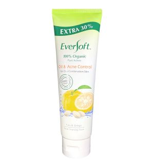 EVERSOFT ORGANIC CLEANSING FOAM YUZU & GINGKO 130G