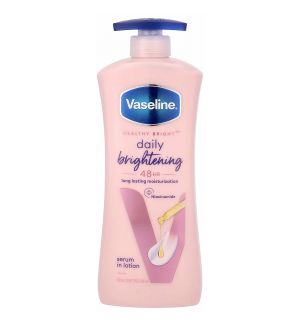 VASELINE HEALTHY BRIGHT DAILY BRIGHTENING EVEN TONE LOTION 600ML