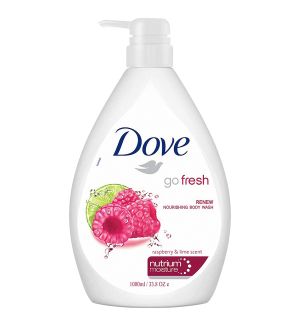 DOVE BODY WASH RENEW RASPBERRY & LIME SCENT 1L