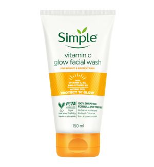 SIMPLE VITAMIN C GLOW FACIAL WASH 150ML (EXP: 09/2026)