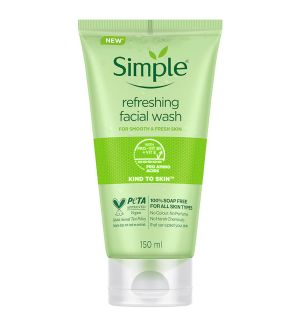 SIMPLE REFRESHING FACIAL WASH GEL 150ML