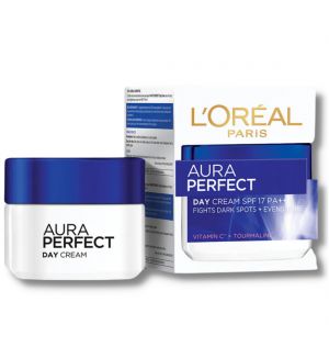 L'OREAL PARIS AURA PERFECT WHITENING SPF17 DAY CREAM 50ML